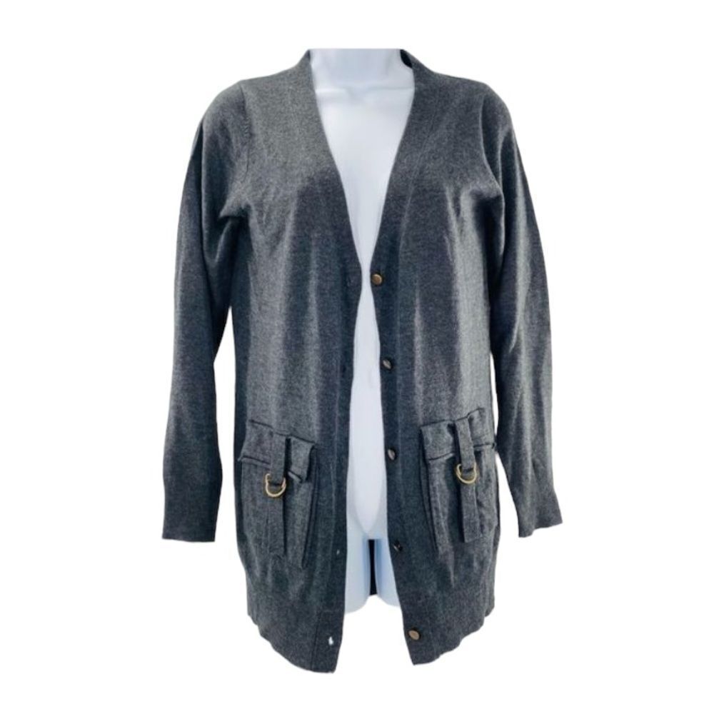 KERISMA Gray Cardigan Sweater